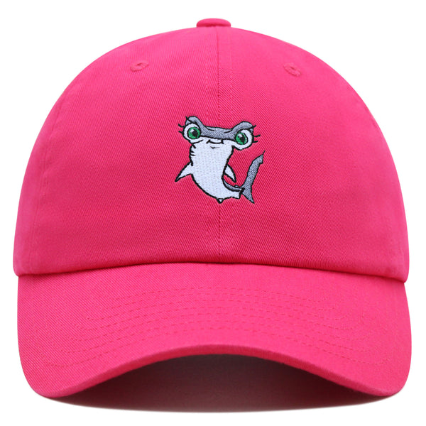 Hammerhead Shark Premium Dad Hat Embroidered Baseball Cap Cute Fish