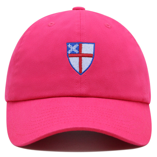 Episcopal Shield Premium Dad Hat Embroidered Cotton Baseball Cap Episcopal Church