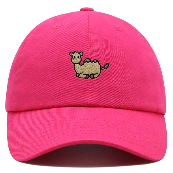 Camel Sitting Premium Dad Hat Embroidered Cotton Baseball Cap Cute Desert