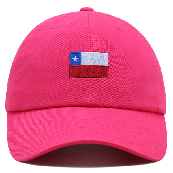 Chile Flag Premium Dad Hat Embroidered Cotton Baseball Cap Country Flag Series