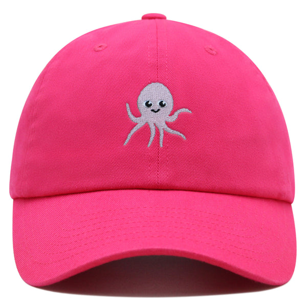 Cute Octopus Premium Dad Hat Embroidered Cotton Baseball Cap