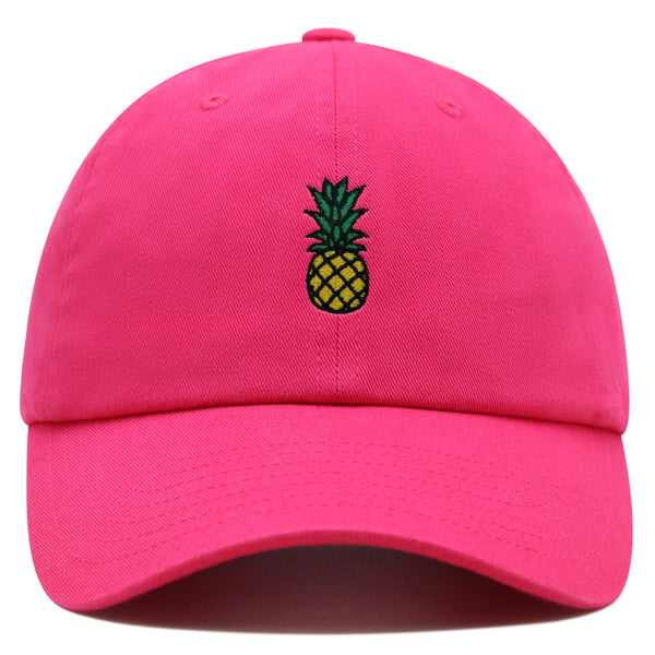 Cartoon Pineapple Premium Dad Hat Embroidered Cotton Baseball Cap