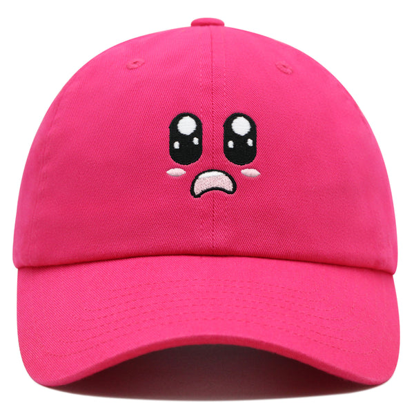 Cartoon Cute Face Premium Dad Hat Embroidered Cotton Baseball Cap Animation