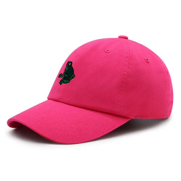 Frog Premium Dad Hat Embroidered Baseball Cap Pond