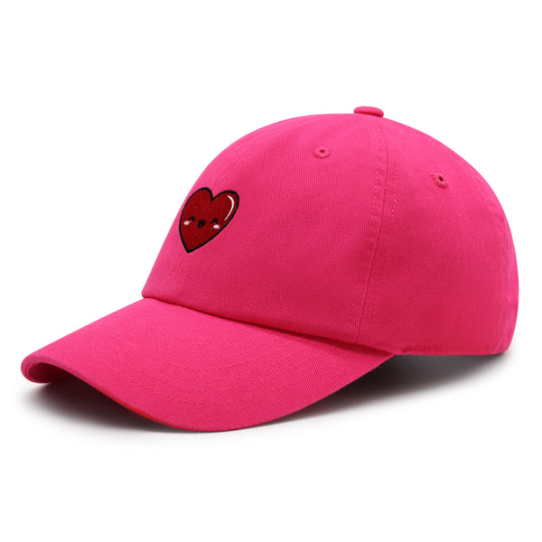 Cute Heart Premium Dad Hat Embroidered Baseball Cap Health Healthy Hospital