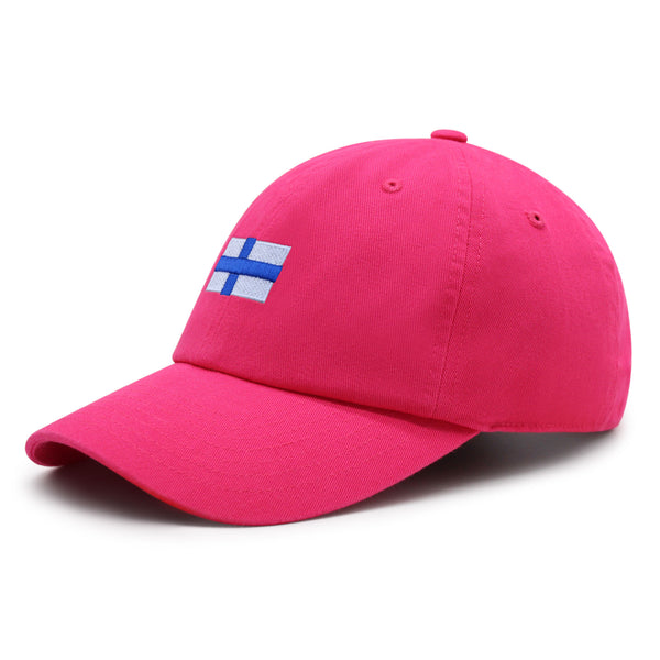 Finland Flag Premium Dad Hat Embroidered Cotton Baseball Cap Country Flag Series