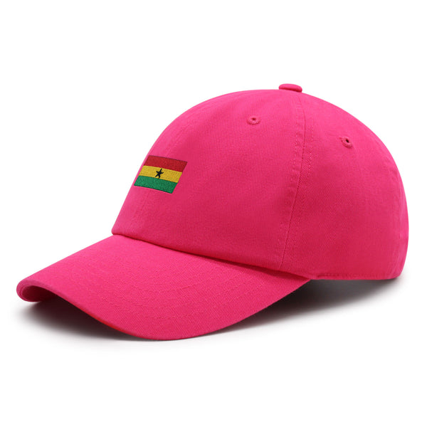 Ghana Flag Premium Dad Hat Embroidered Cotton Baseball Cap Country Flag Series
