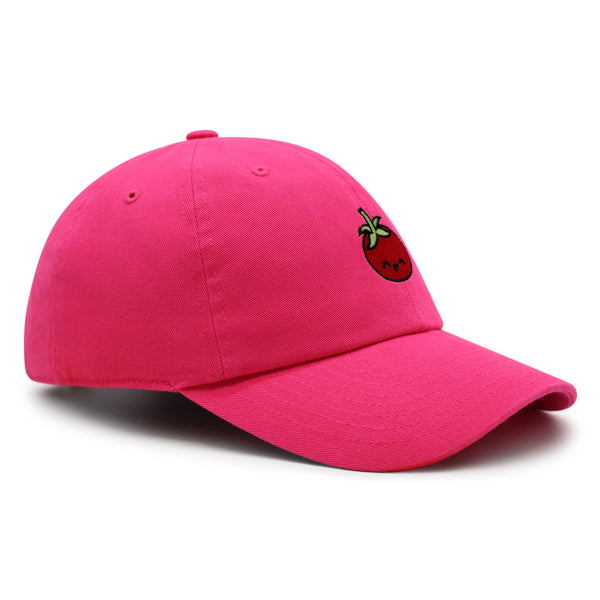 Tomato Premium Dad Hat Embroidered Baseball Cap Vegetable Vegan