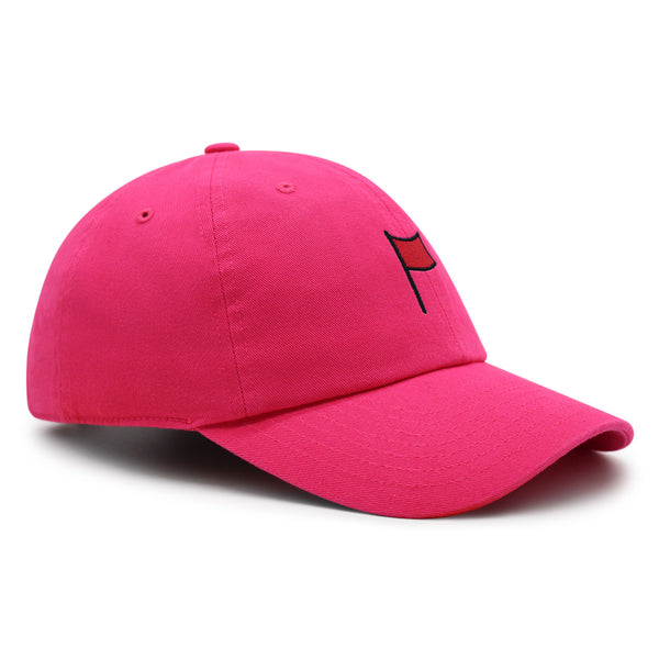 Red Flag Premium Dad Hat Embroidered Baseball Cap Symbol