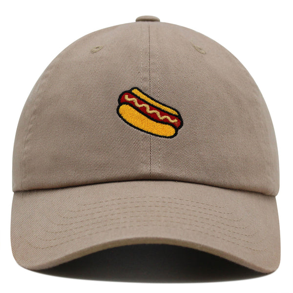 Hotdog Premium Dad Hat Embroidered Baseball Cap Foodie Sausage