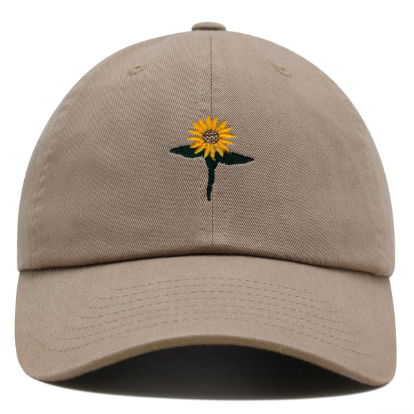 Sun Flower Premium Dad Hat Embroidered Baseball Cap Floral