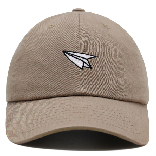 Paper Airplane Premium Dad Hat Embroidered Baseball Cap Plane Sky