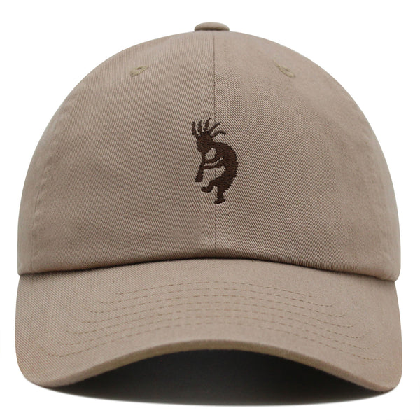 Kokopelli Premium Dad Hat Embroidered Baseball Cap Indian Traditional