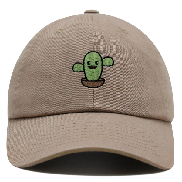 Cute Cactus Premium Dad Hat Embroidered Baseball Cap Desert