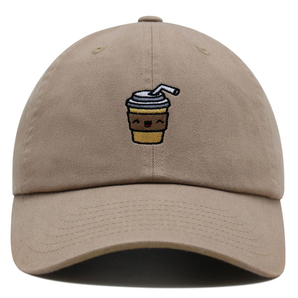 Morning Coffee Premium Dad Hat Embroidered Baseball Cap Latte Americano