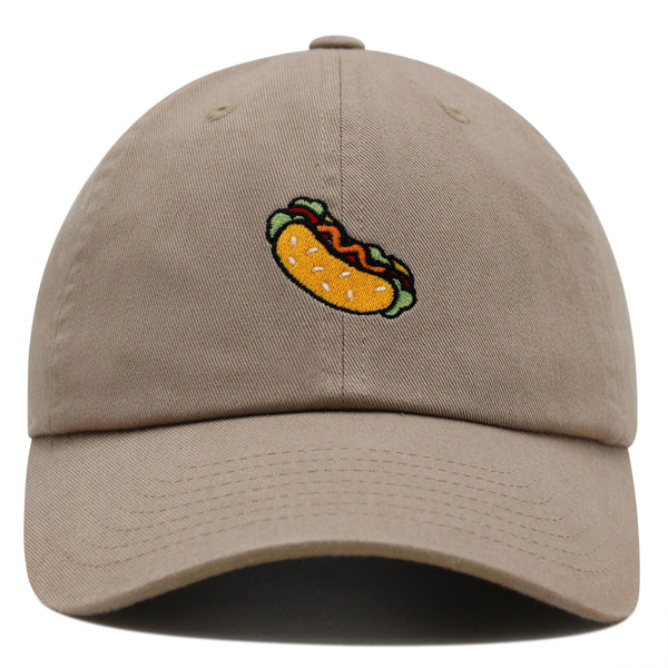 Hot Dog Premium Dad Hat Embroidered Baseball Cap Fast Food