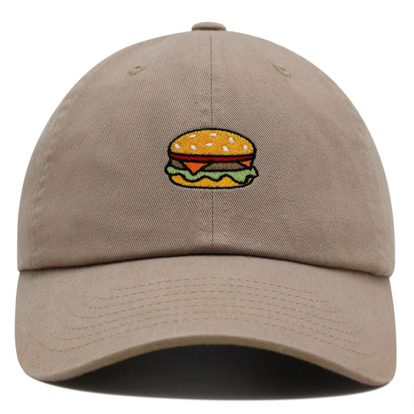 Hamburger Premium Dad Hat Embroidered Baseball Cap Fast Food