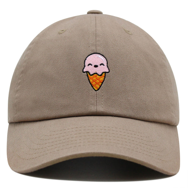 Ice Cream Premium Dad Hat Embroidered Baseball Cap Summer