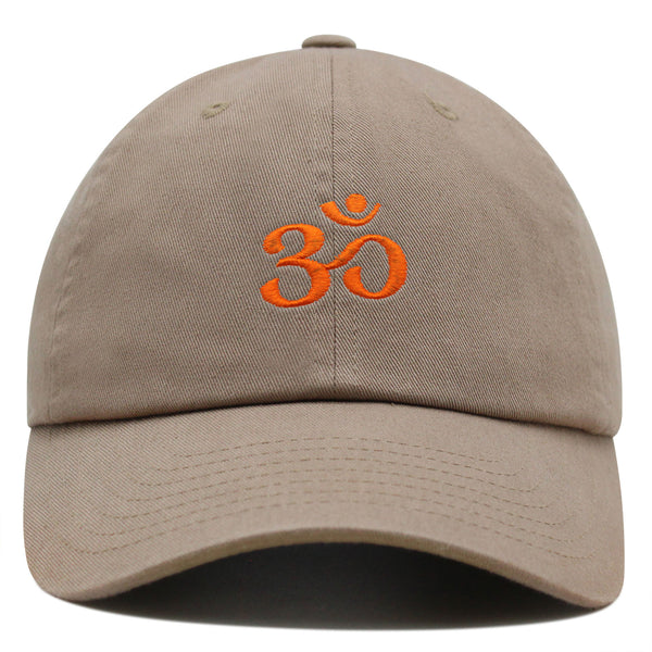 Om Symbol Premium Dad Hat Embroidered Baseball Cap Indian Buddah