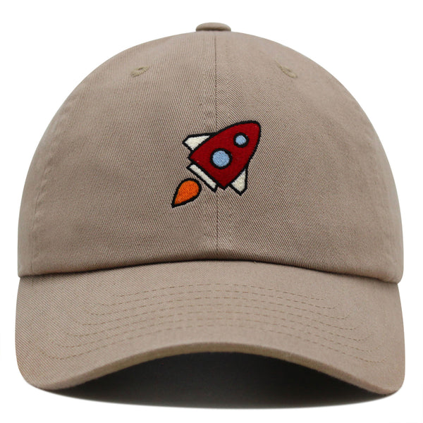 Rocket Premium Dad Hat Embroidered Baseball Cap Space Shuttle