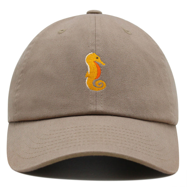 Seahorse Premium Dad Hat Embroidered Baseball Cap Ocean Sea Fish