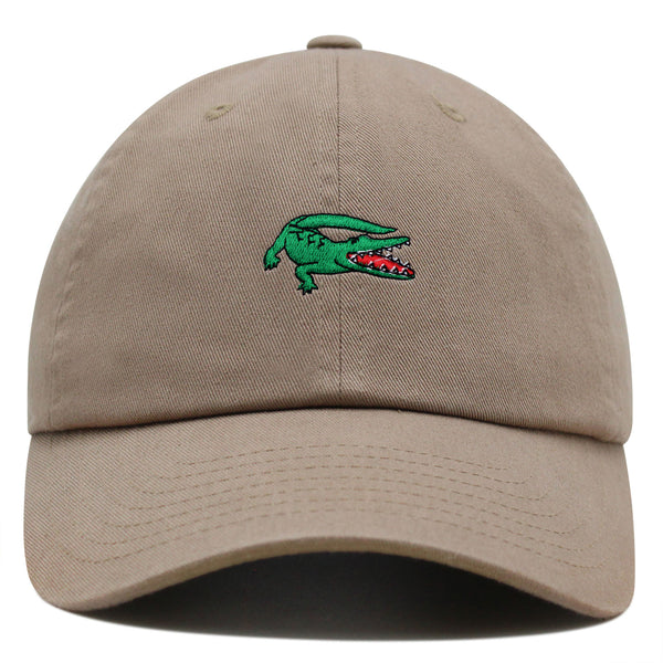 Crocodile Premium Dad Hat Embroidered Baseball Cap Alligator Jungle