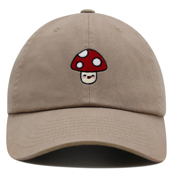 Mushroom Premium Dad Hat Embroidered Baseball Cap Vegetable