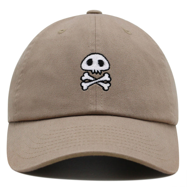 Skull Premium Dad Hat Embroidered Baseball Cap Cute Skull