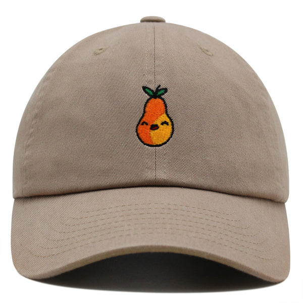 Pear Premium Dad Hat Embroidered Baseball Cap Fruit Vegan Foodie