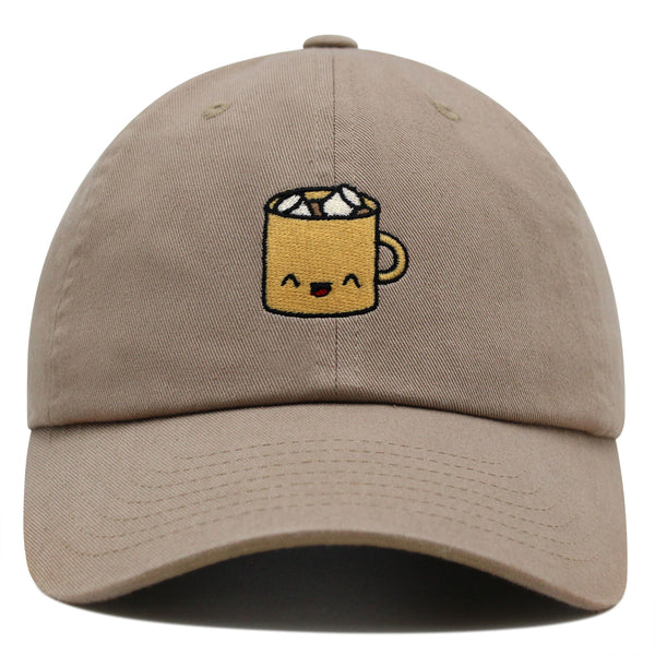 Hot Chocolate Premium Dad Hat Embroidered Baseball Cap Foodie Drink Coffee