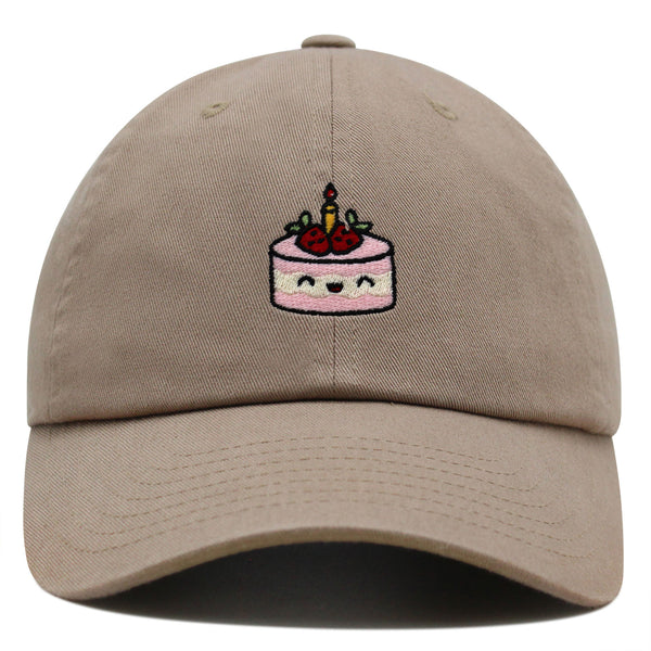 Cake Premium Dad Hat Embroidered Baseball Cap Birthday Foodie