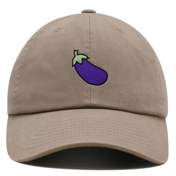 Eggplant Premium Dad Hat Embroidered Baseball Cap Foodie Vegetable