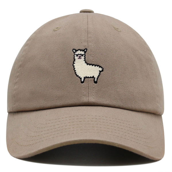 Alpaca Premium Dad Hat Embroidered Baseball Cap Peru Peruvian