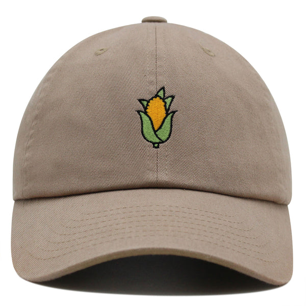 Corn Premium Dad Hat Embroidered Baseball Cap Vegetable Foodie Farmers