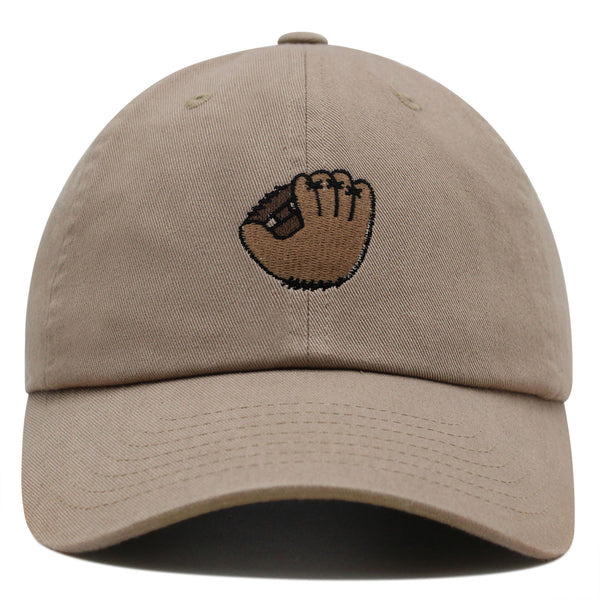 Baseball Glove Premium Dad Hat Embroidered Baseball Cap Baseball Game Sports Fan