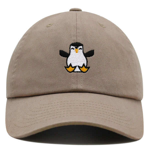 Penguin Premium Dad Hat Embroidered Baseball Cap Snow Animal