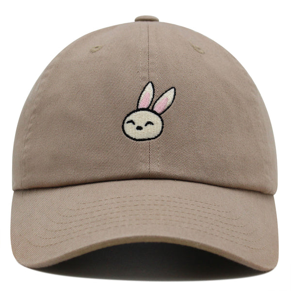 Cute Rabbit Premium Dad Hat Embroidered Baseball Cap Bunny Zoo