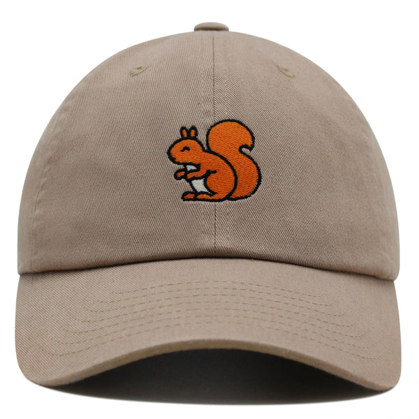 Squirrel Premium Dad Hat Embroidered Baseball Cap Hamster Chipmunks