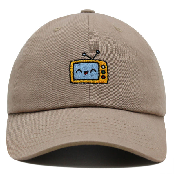 Analog TV Premium Dad Hat Embroidered Baseball Cap Television Retro Analog