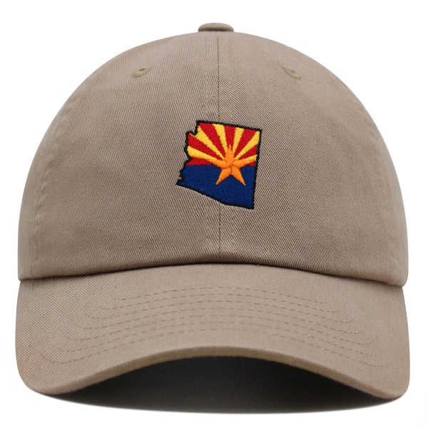 Arizona Flag Premium Dad Hat Embroidered Baseball Cap Arizona Tucson Pheonix