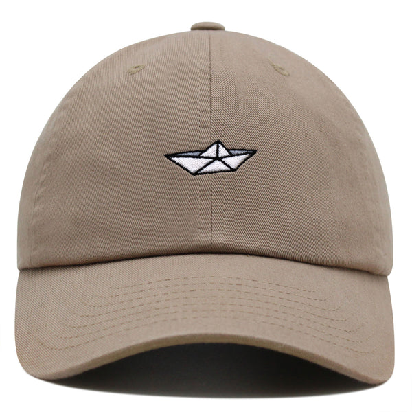 Paper Boat Premium Dad Hat Embroidered Baseball Cap Pond Memory