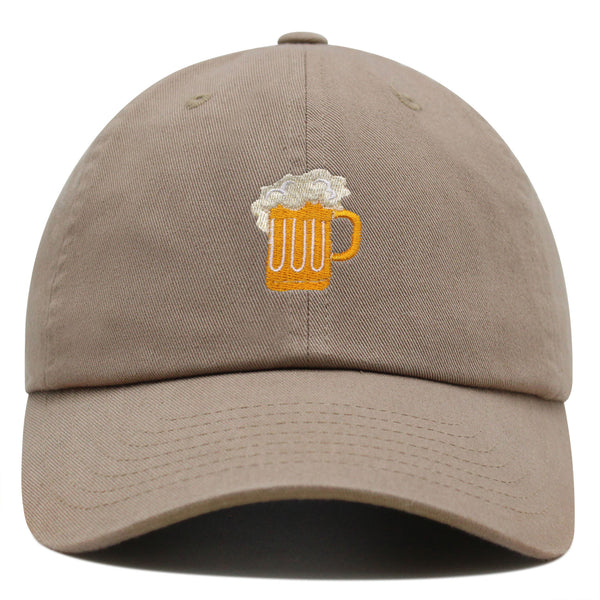 Beer Mug Premium Dad Hat Embroidered Baseball Cap Party