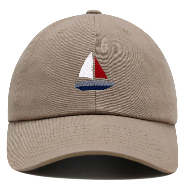 Cute Boat Premium Dad Hat Embroidered Baseball Cap Sailor Ocean