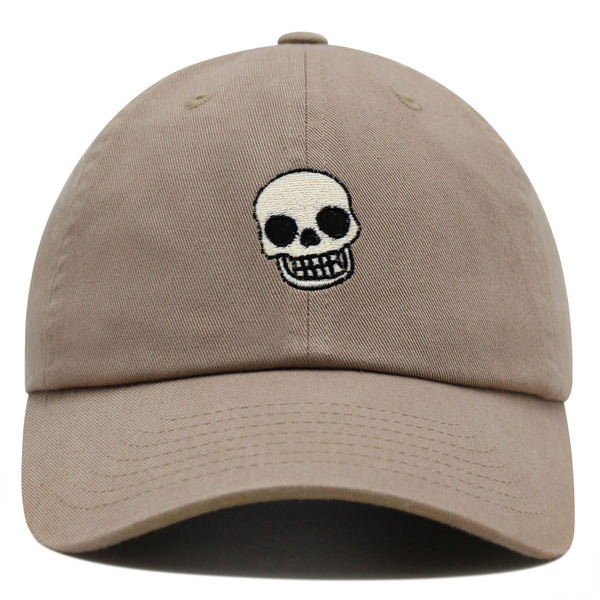 Skull Premium Dad Hat Embroidered Baseball Cap Girly Halloween