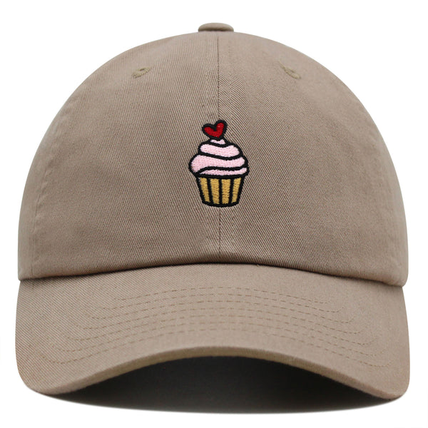 Pink Muffin Premium Dad Hat Embroidered Baseball Cap Cupcakes Snack