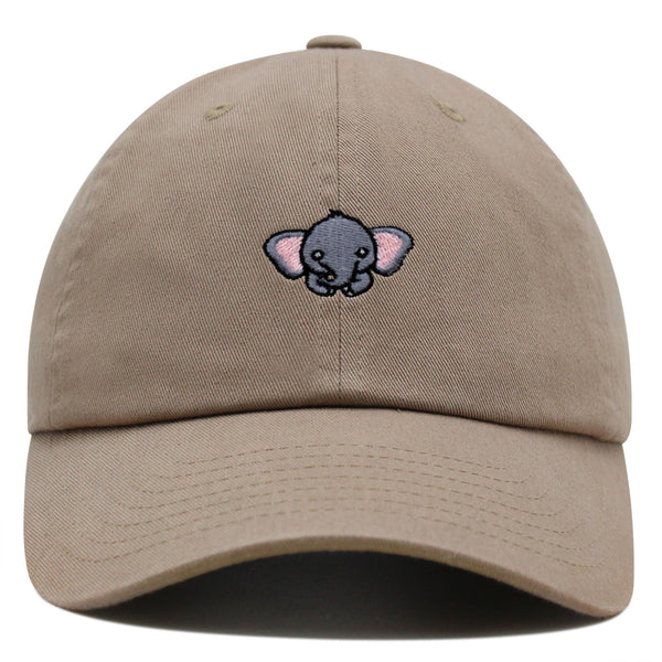 Elephant Premium Dad Hat Embroidered Baseball Cap Wild Cute