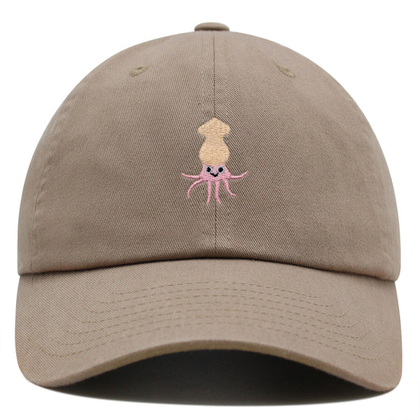 Squid Premium Dad Hat Embroidered Baseball Cap Game Ocean