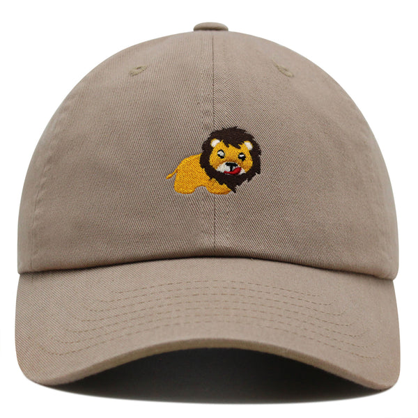 Lion Premium Dad Hat Embroidered Baseball Cap Zoo King