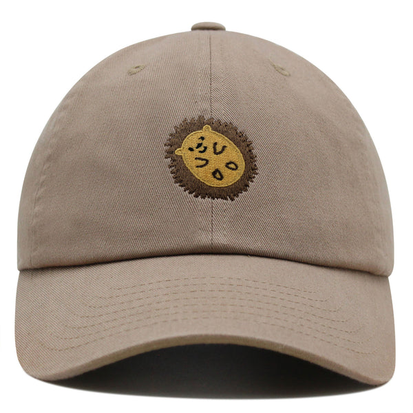 Hedgehog Premium Dad Hat Embroidered Baseball Cap Animal Cute