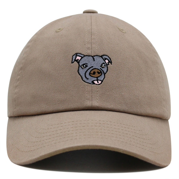 Pitbull Premium Dad Hat Embroidered Baseball Cap Dog Puppy